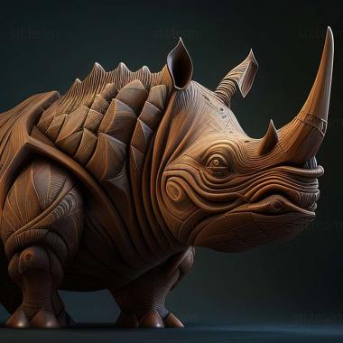 3D model Rhinoraja longicauda (STL)